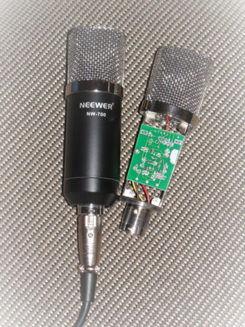 Neewer NW-700, condenser microphones, electret microphone circuitry