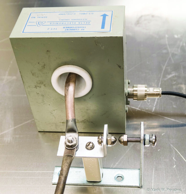 Fig. 3: An arc gap protecting a Delta toroid transformer.
