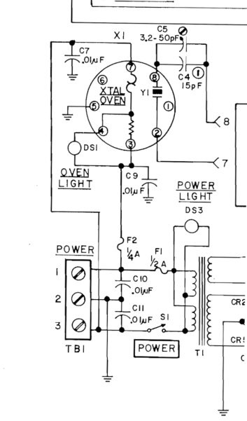 Belar FMM-1, modulation monitor, heating circuit
