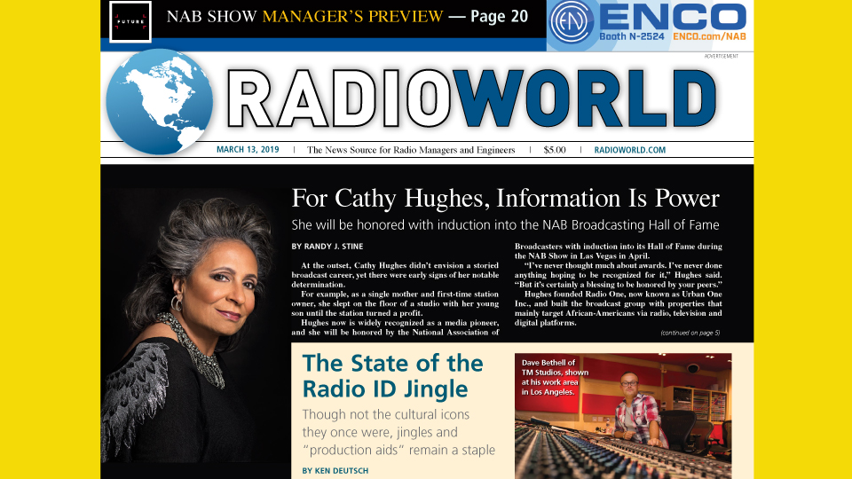 Inside the March 13th Issue of RW - Radio World