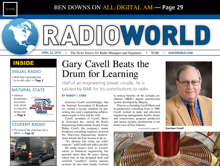 Inside the April 24th Issue of RW - Radio World