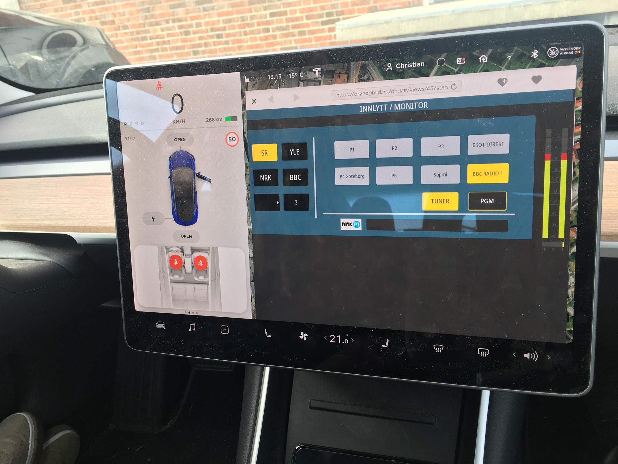 Running a Radio Station Inside a Tesla 3 Radio World