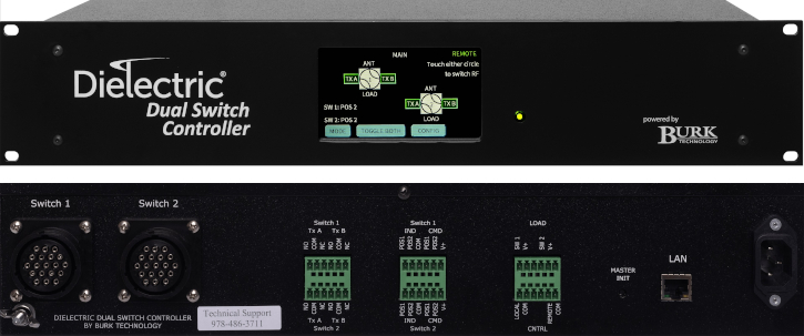 Dielectric, DRFSC, transmission support, switch controllers