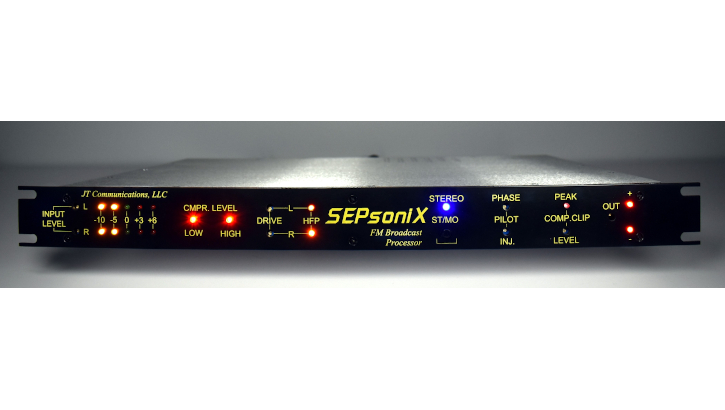 JT Communications, broadcast processor, SEPsoniX, Sepsonix