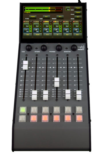 Logitek, Logitek Electronic Systems, mixIT, mixIT-6, AoIP console, control surface
