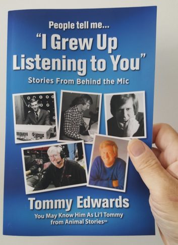 Fig. 5: The new book by Tommy Edwards of stories from behind the mic is a great read for listeners as well as radio folks.