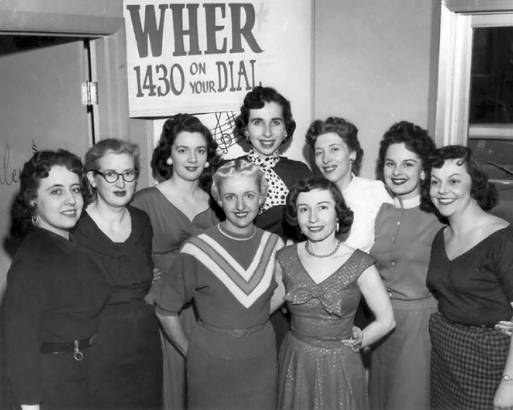 Women employees at WHER Memphis 1955
