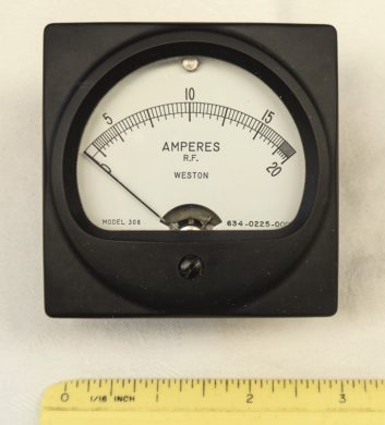 Thermocouple ammeters are often used to measure RF current.-041419
