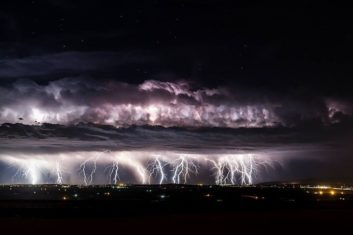 A storm image from The Weather Channel Radio Network Facebook page