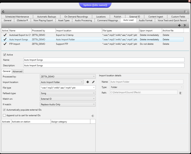 RCS Zetta AutoLoad