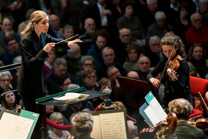 Karina Canellakis, chief conductor of the Netherlands Radio Philharmonic Orchestra.