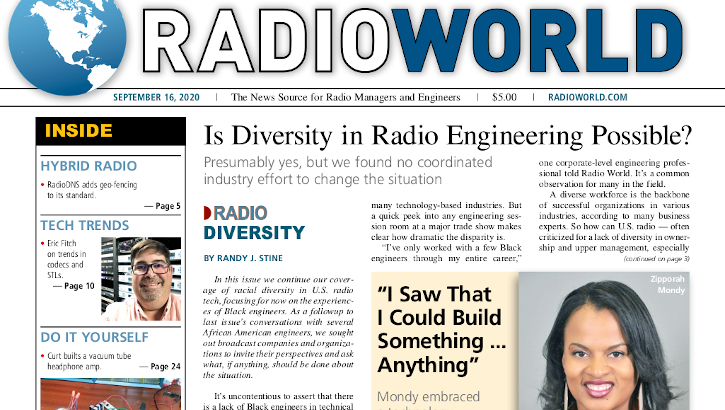 September 16 Issue of Radio World Michael Bolton Can Be 300 Times Worse
