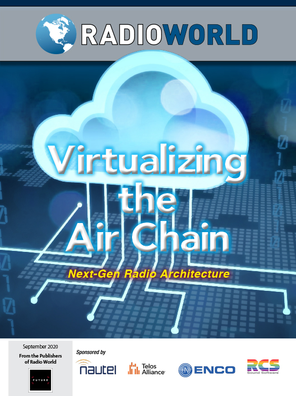 Radio World Virtualizing the Air Chain ebook cover
