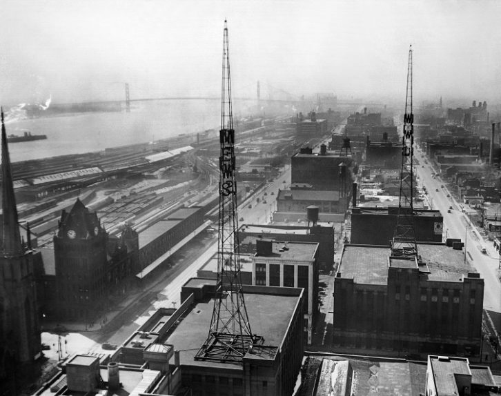WWJ towers 1937