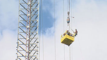 broadcast tower, accident, WJTC