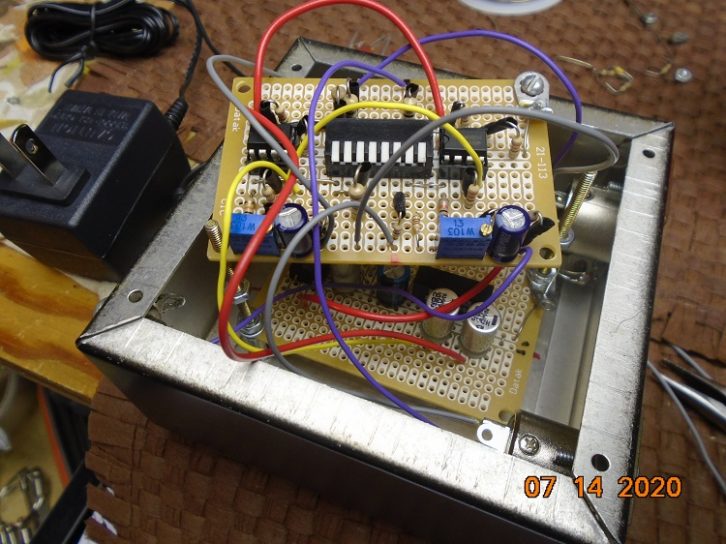 Unbalanced-to-Balanced Converter Final assembly.