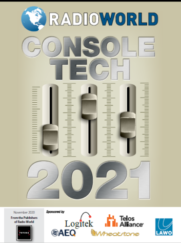 Cover of Radio World ebook Console Tech 2021