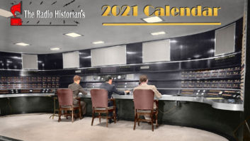 The Radio Historian’s 2021 Radio History Calendar, Radio City, Rockefeller Center, NBC Radio