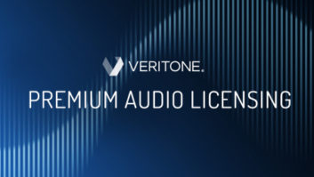 Veritone audio licensing logo