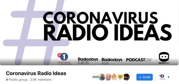 Coronavirus Radio Ideas Facebook Group logo