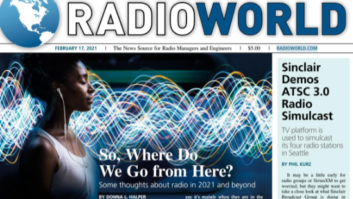 Radio World issue cover Feb 17 2021