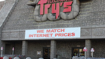 Fry's Electronics storefront