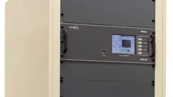 GatesAir Flexiva FAX20 air-cooled transmitter closeup