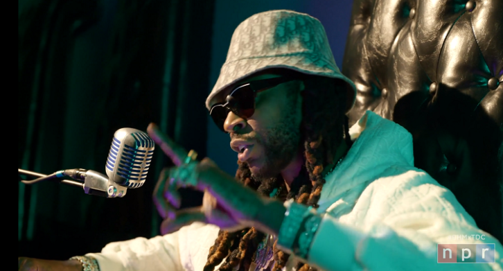 Rapper 2 Chainz performs on NPR's Tiny Desk series from his nail salon in Atlanta.