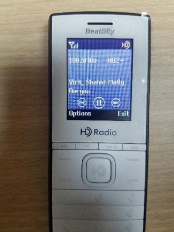 HD Radio Xperi demo in India on phone