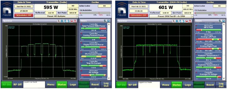 Nautel AUI shows tests of HD Radio and DRM for India's FM band