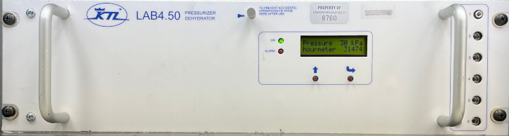 transmission lines, pressurization, Kintronic Labs, LAB4.50, pressurizer-dehydration