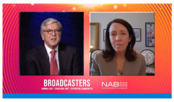 NAB, National Association of Broadcasters, State Leadership Conference, Sen. Maria Cantwell, Gordon Smith, government funding of news, local news funding, broadcast news