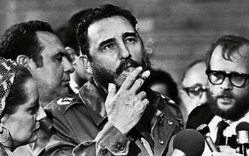 Fidel Castro, Lionel Martin. Barbara Walters