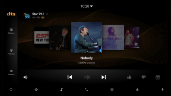 Proposed infotainment display for Android Automotive from NAB Pilot initiative