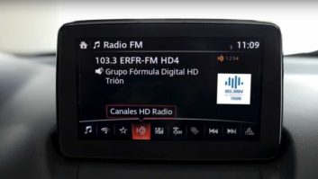 HD Radio dashboard display in Mexico