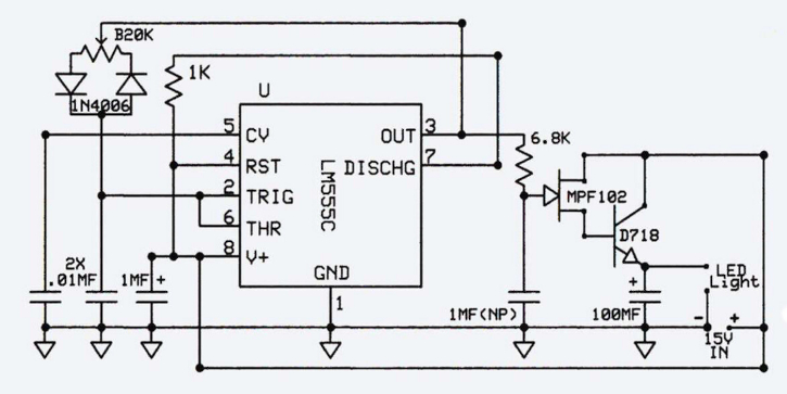 light dimmer circuit schematic