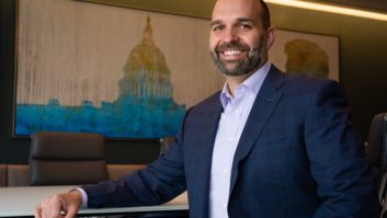 Curtis LeGeyt at the headquarters of the National Association of Broadcasters in Washington on April 13, 2021. NAB photo by Jay Mallin