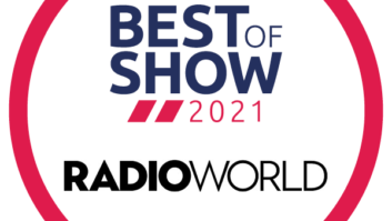 Logo for the Radio World Best of Show Awards at the NAB Show