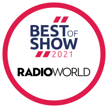 Logo for the Radio World Best of Show Awards at the NAB Show