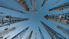 radio broadcast towers, TV broadcast towers