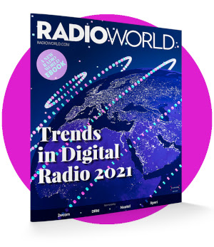 Cover of Radio World ebook "Trends in Digital Radio 2021"