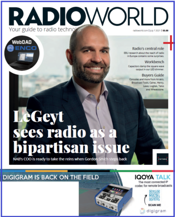 Cover of Radio World July 7 2021