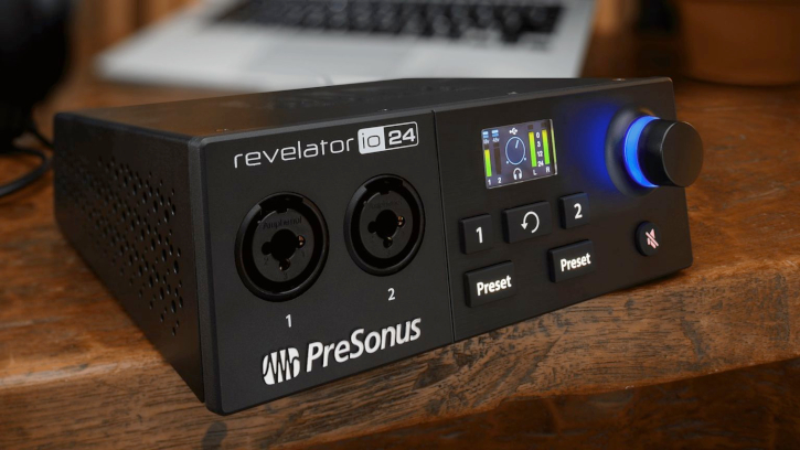 PreSonus, Revelator io24, USB audio interfaces, desktop audio interfaces