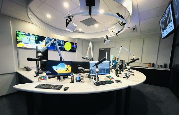 Studio Technology furniture at Hubbard Radio Cincinnati