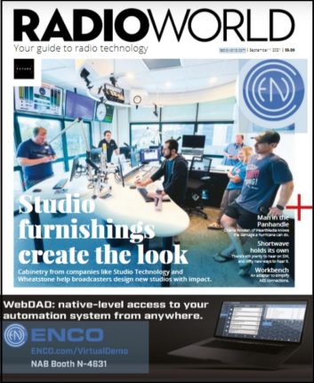 Radio World Sept 1 2021 cover 1