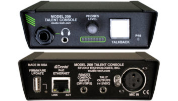 Studio Technologies, Model 209, audio interfaces