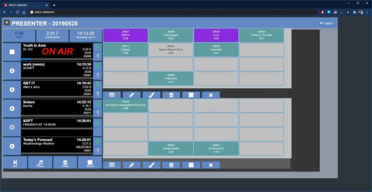 ENCO WebDAD Presenter Arrays