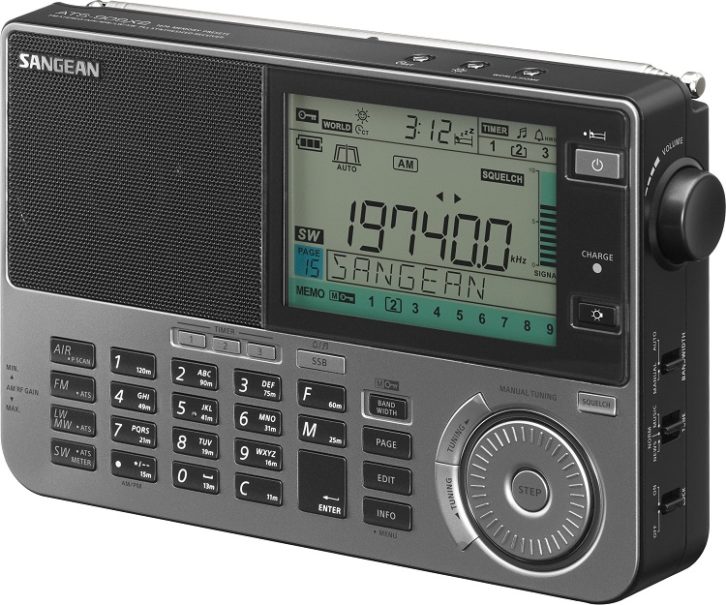 Sangean’s ATS-909X2 portable shortwave receiver.