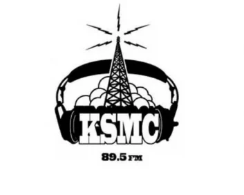Logo for radio station KSMC