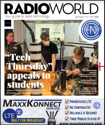 Radio World cover March 16 2022